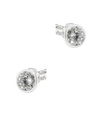 Crystal Silver Stud Earring STS-7080